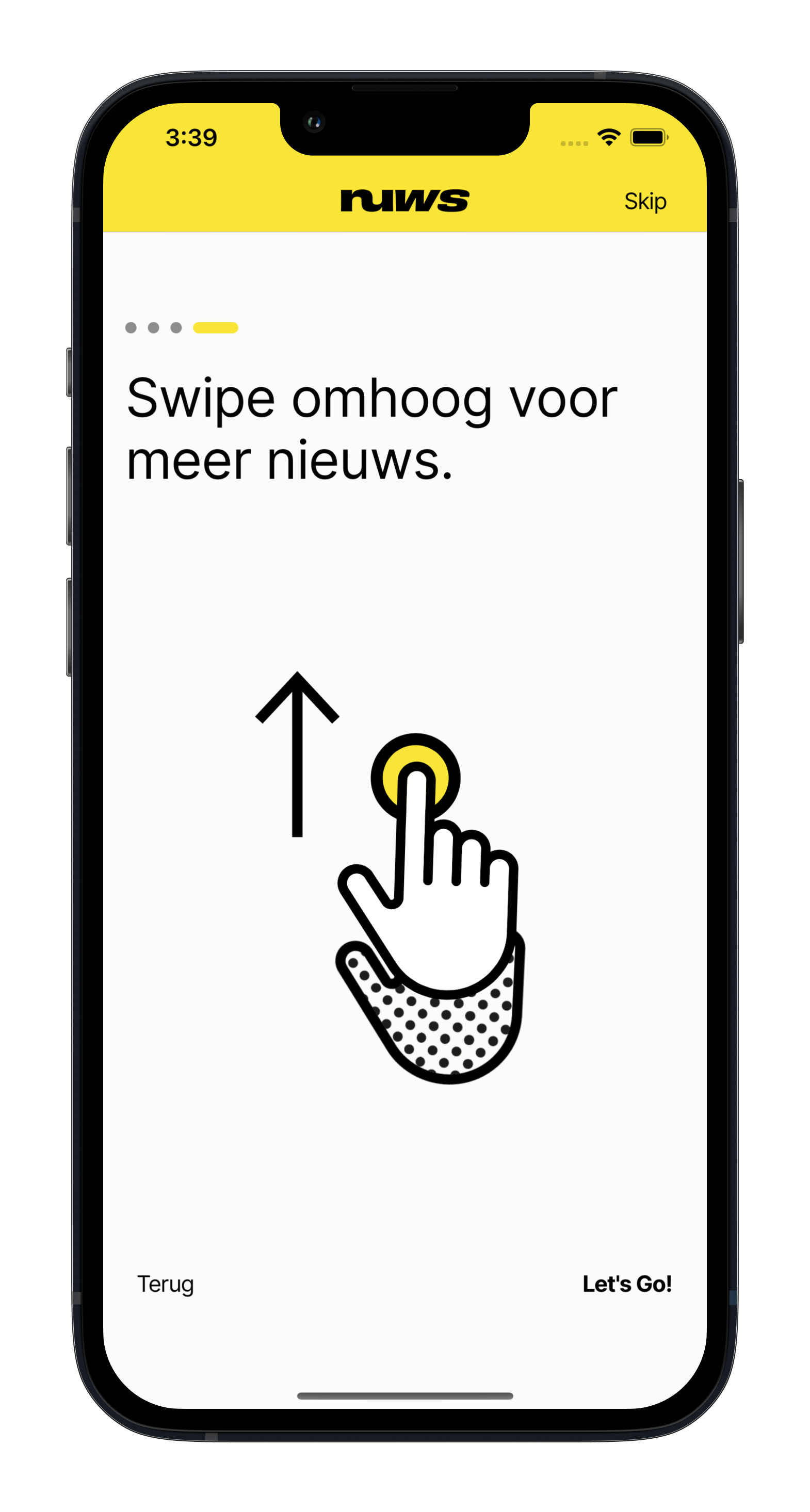 Swipe voor nieuws